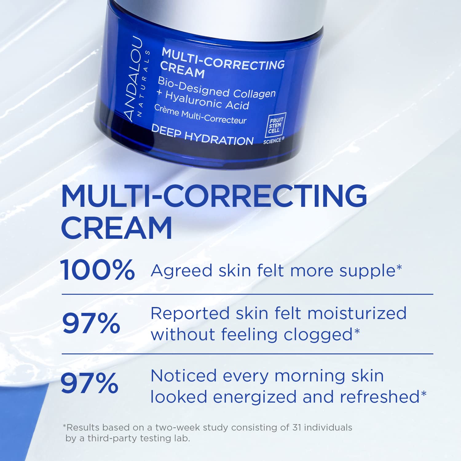 Andalou Naturals Face & Neck Correcting Cream, 1.7 FO.