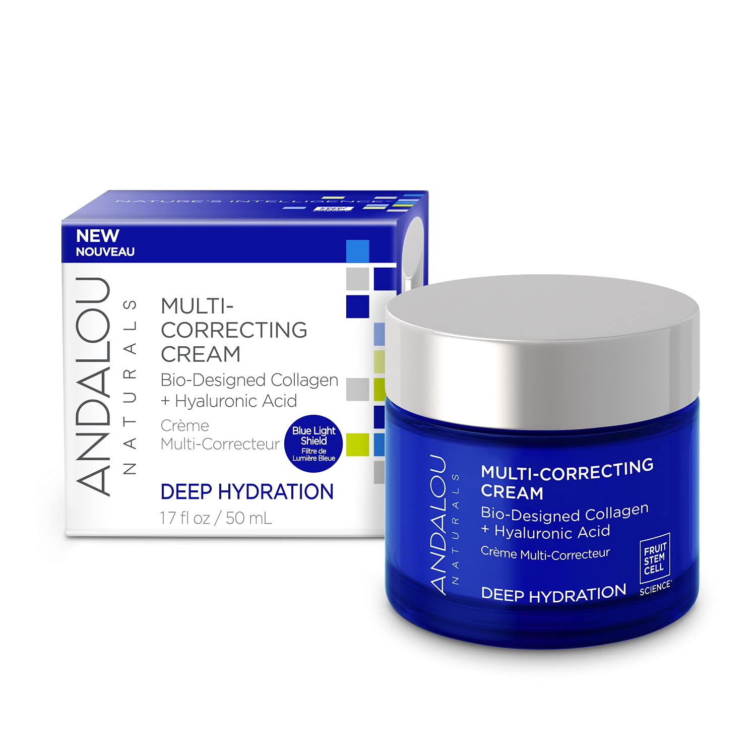 Andalou Naturals Face & Neck Correcting Cream, 1.7 FO.