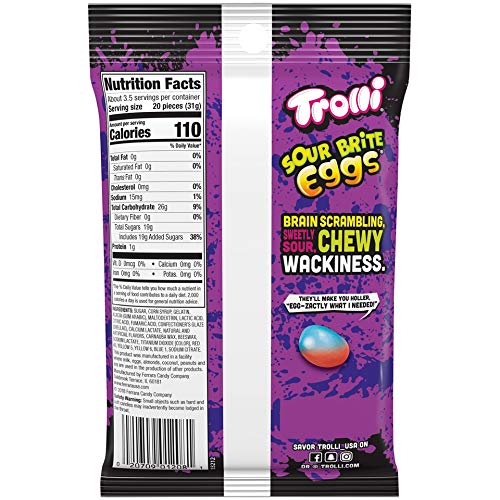 Trolli Sour Brite Eggs, 4 oz.