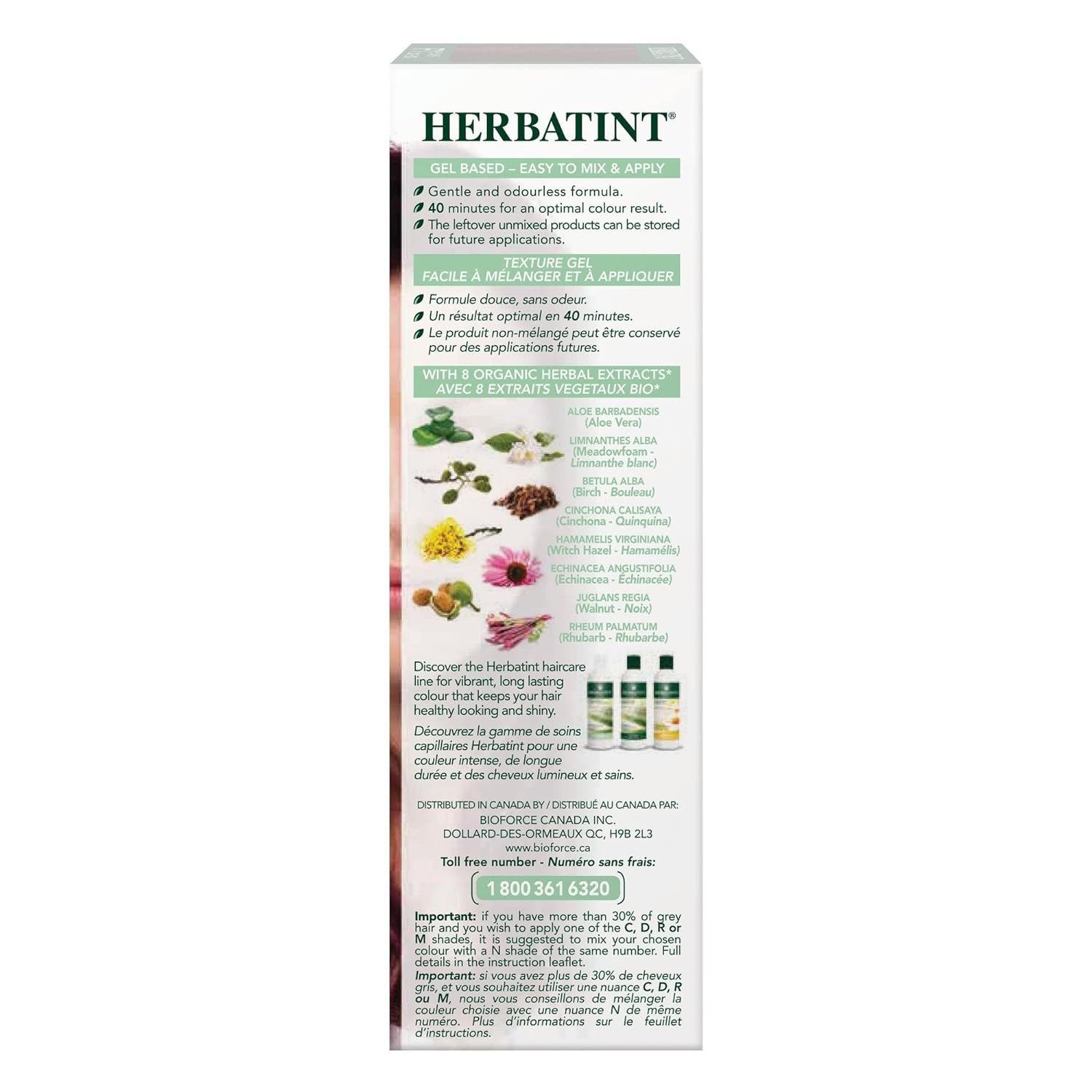 Herbatint 1N Permanent Hair Color Black, 4 oz.