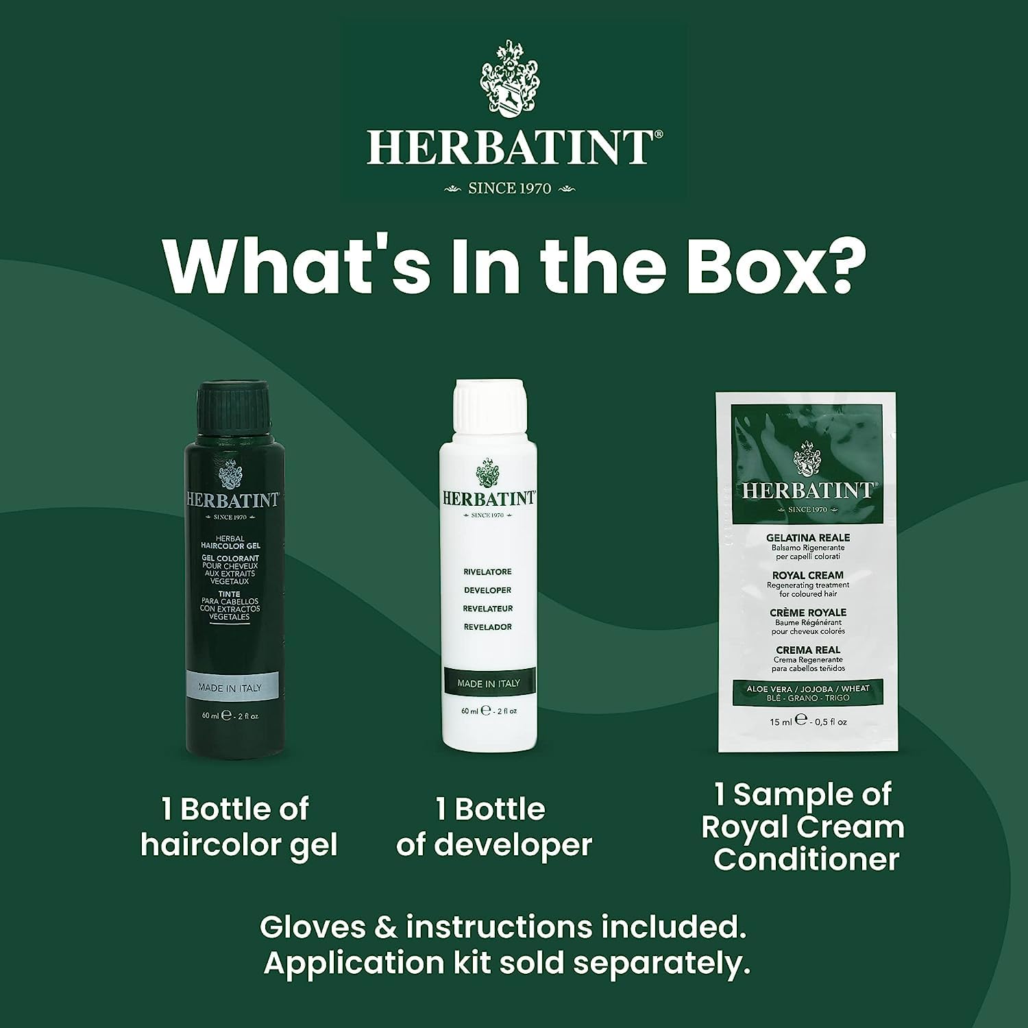 Herbatint 1N Permanent Hair Color Black, 4 oz.