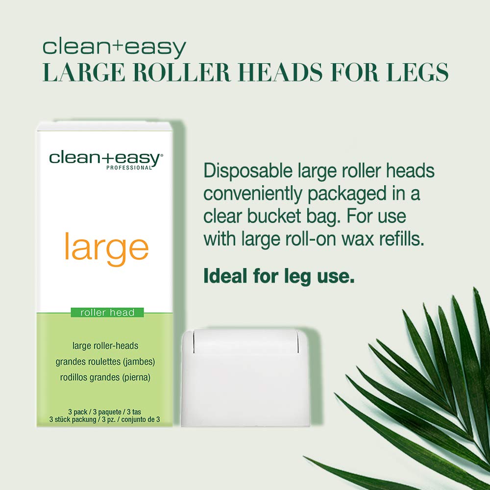 Clean & Easy Large (Leg) Roller Head - 3 pack