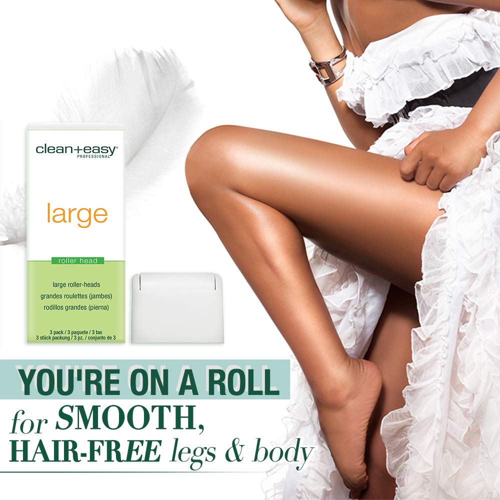 Clean & Easy Large (Leg) Roller Head - 3 pack