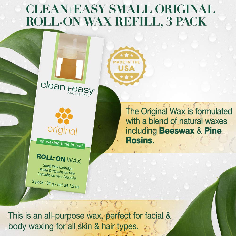 Clean & Easy Small Original Wax Refill - 3 pack