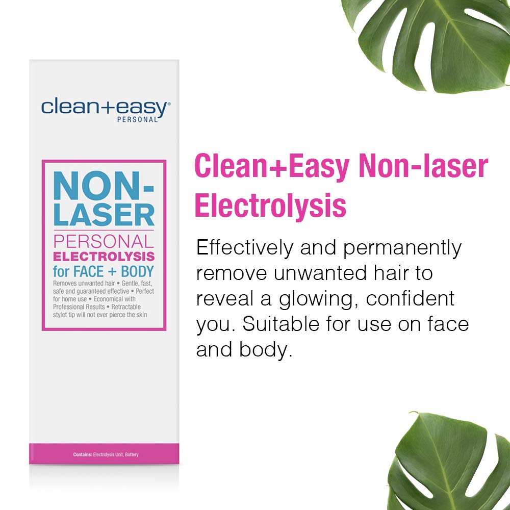 Clean & Easy Non-Laser Personal Electrolysis for Face and Body