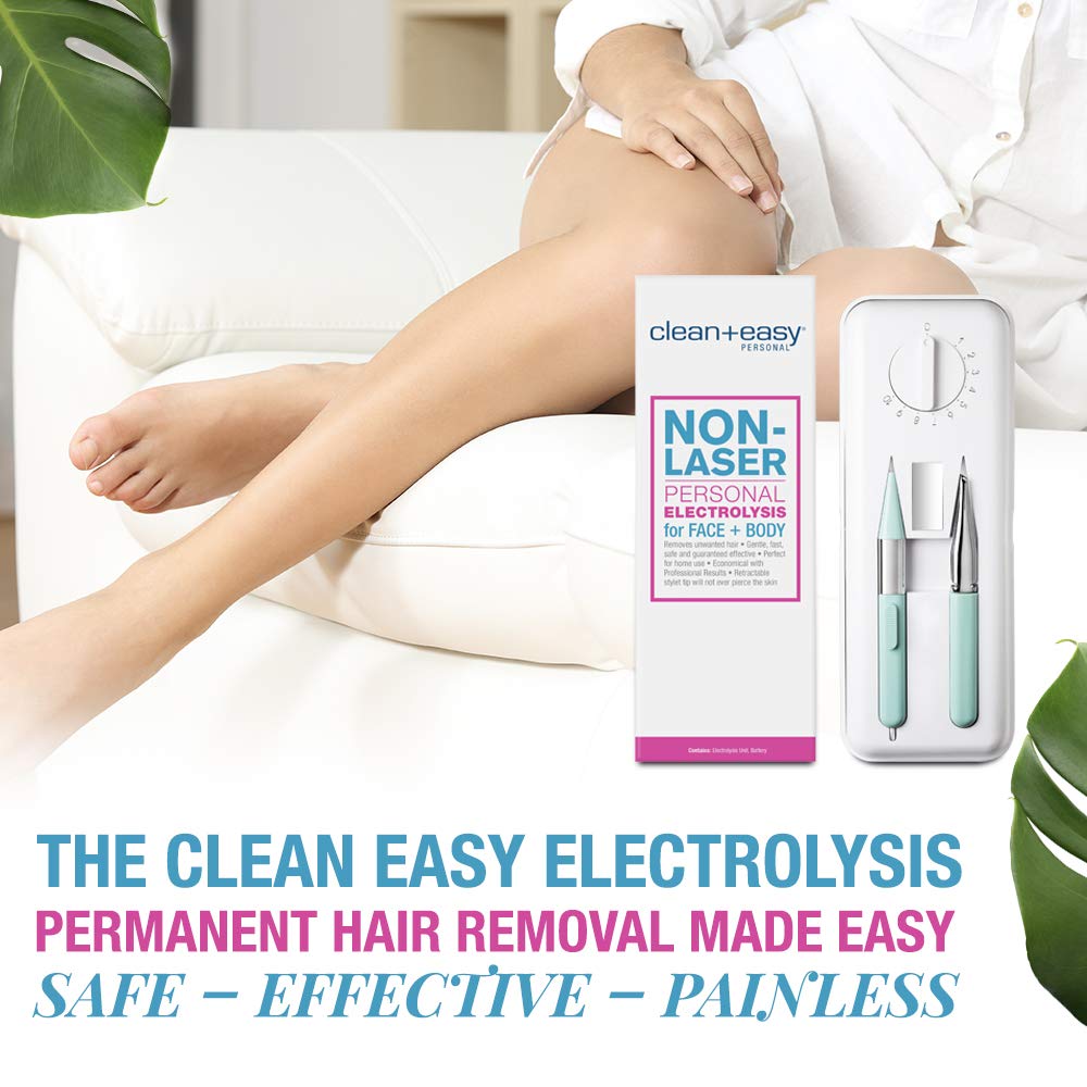 Clean & Easy Non-Laser Personal Electrolysis for Face and Body