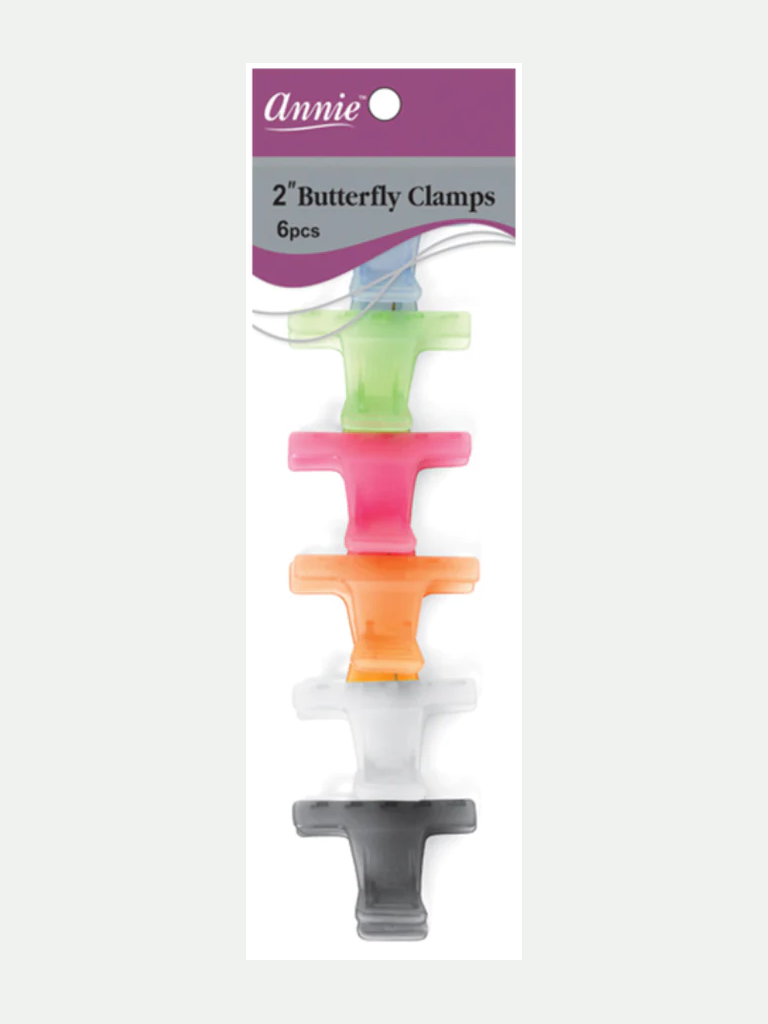 Annie #3178 Butterfly Clamps 2" 6 Count