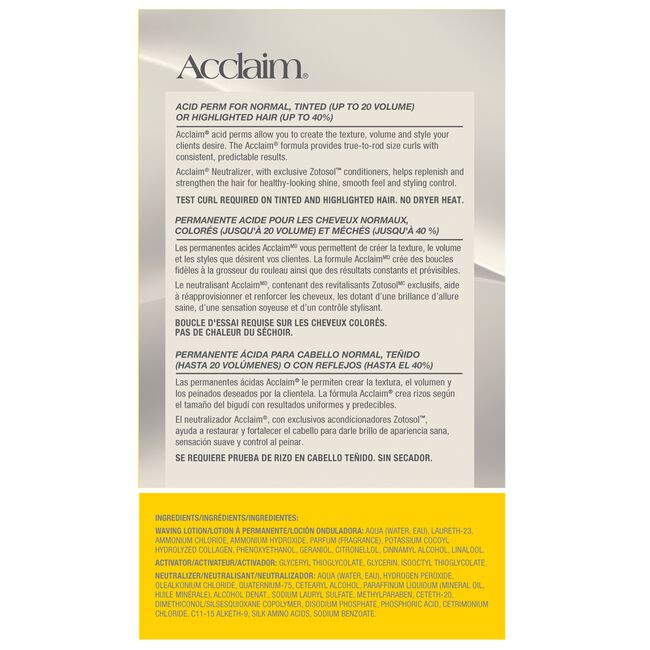 Zotos Acclaim Kit Regular
