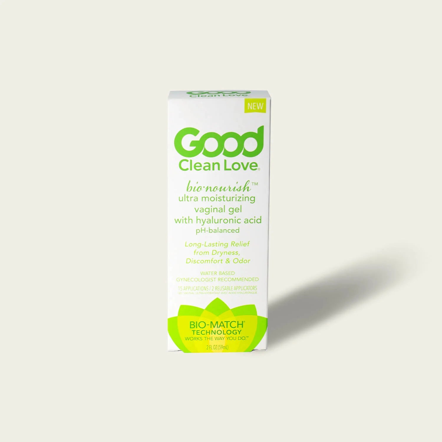 Good Clean Love Bionourish Vaginal Gel W/ Hyaluronic Acid 2oz
