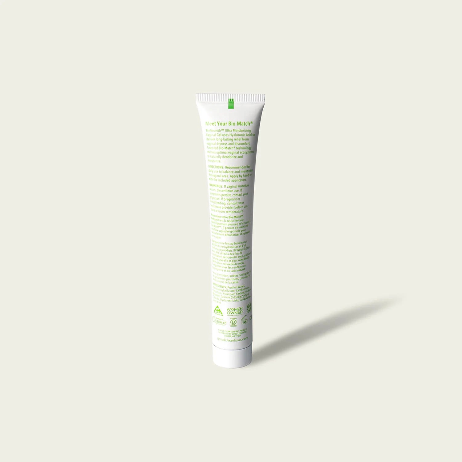 Good Clean Love Bionourish Vaginal Gel W/ Hyaluronic Acid 2oz