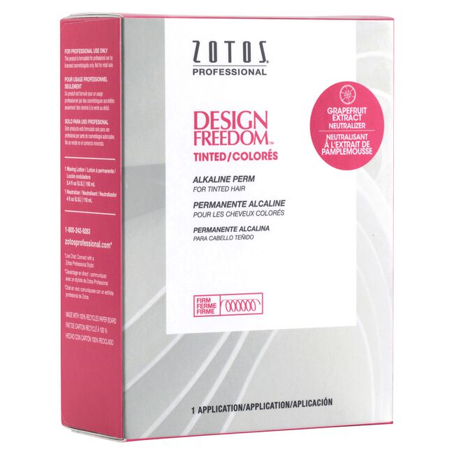 Zotos Design Freedom Perm Kit Alkaline Tinted