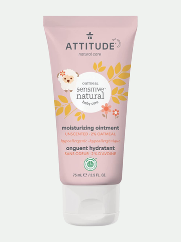 Attitude Baby Sensitive Natural Moisturizing Ointment Unscented 2.5 Fl Oz