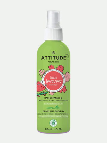 Attitude Little Leaves Hair Detangler Watermelon Coco 8.1 Oz
