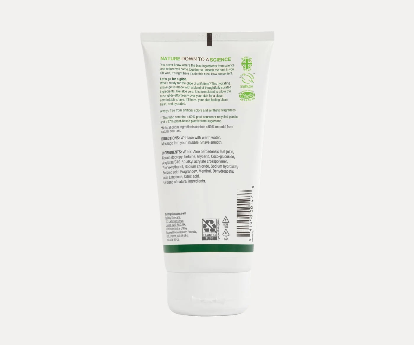 Bulldog Natural Skincare Shave Gel Original 5.9 oz