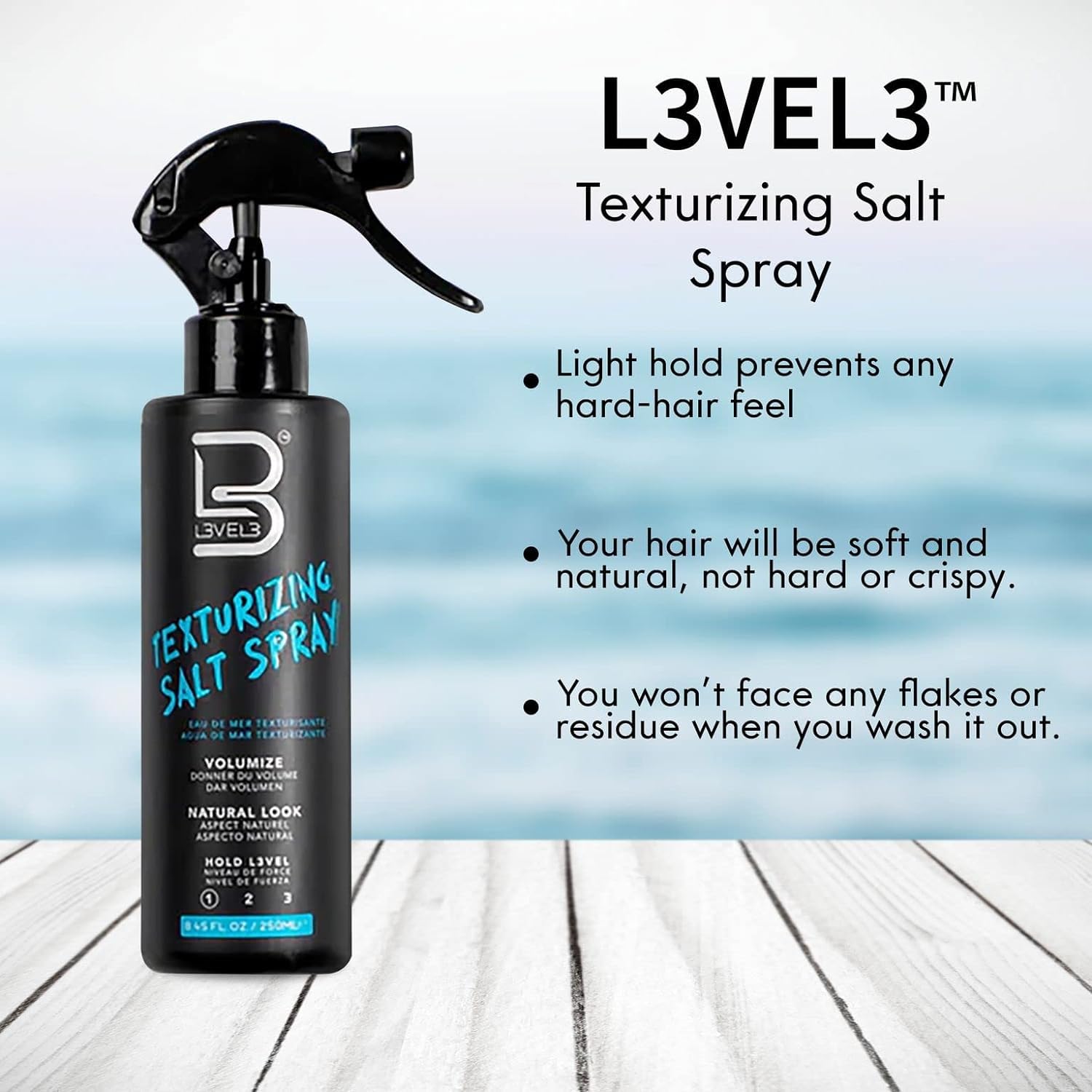 L3VEL3 Texturizing Salt Spray 8.45 Oz