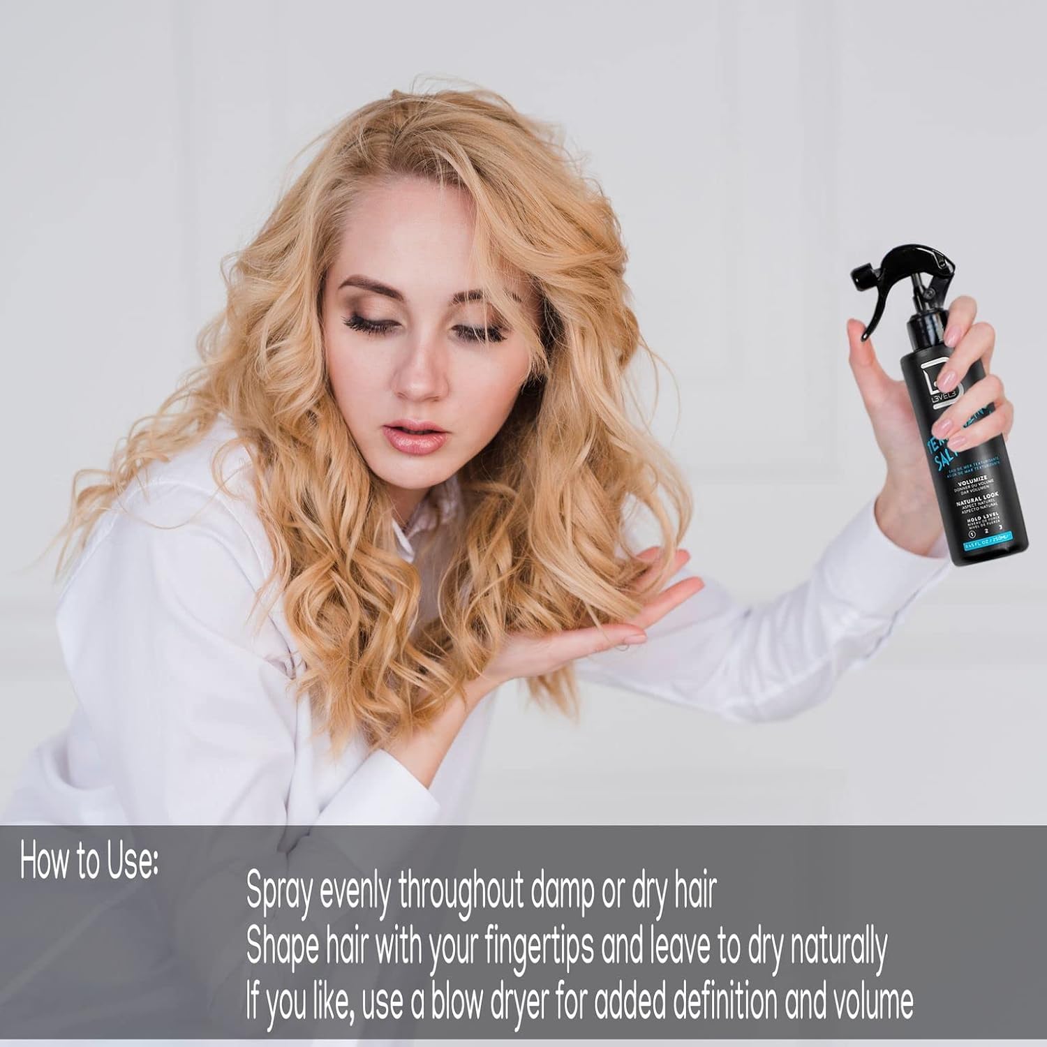 L3VEL3 Texturizing Salt Spray 8.45 Oz
