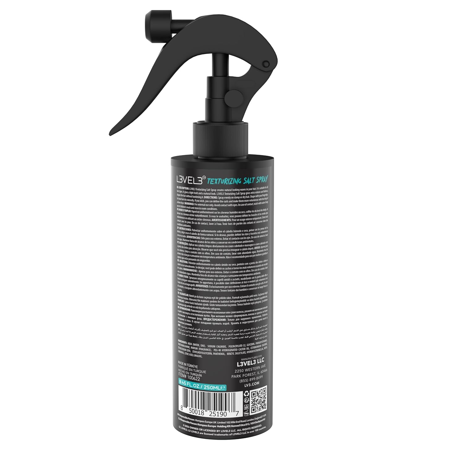 L3VEL3 Texturizing Salt Spray 8.45 Oz