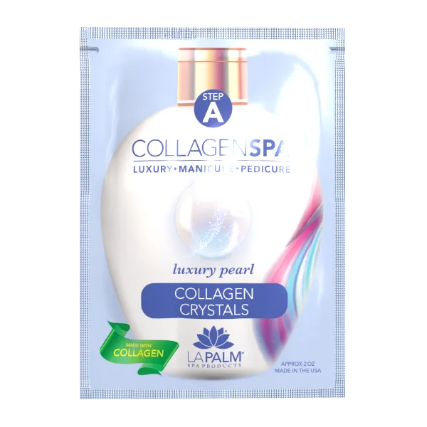 La Palm Collagen Spa 6 Step Manicure/Pedicure Kit Luxury Pearl