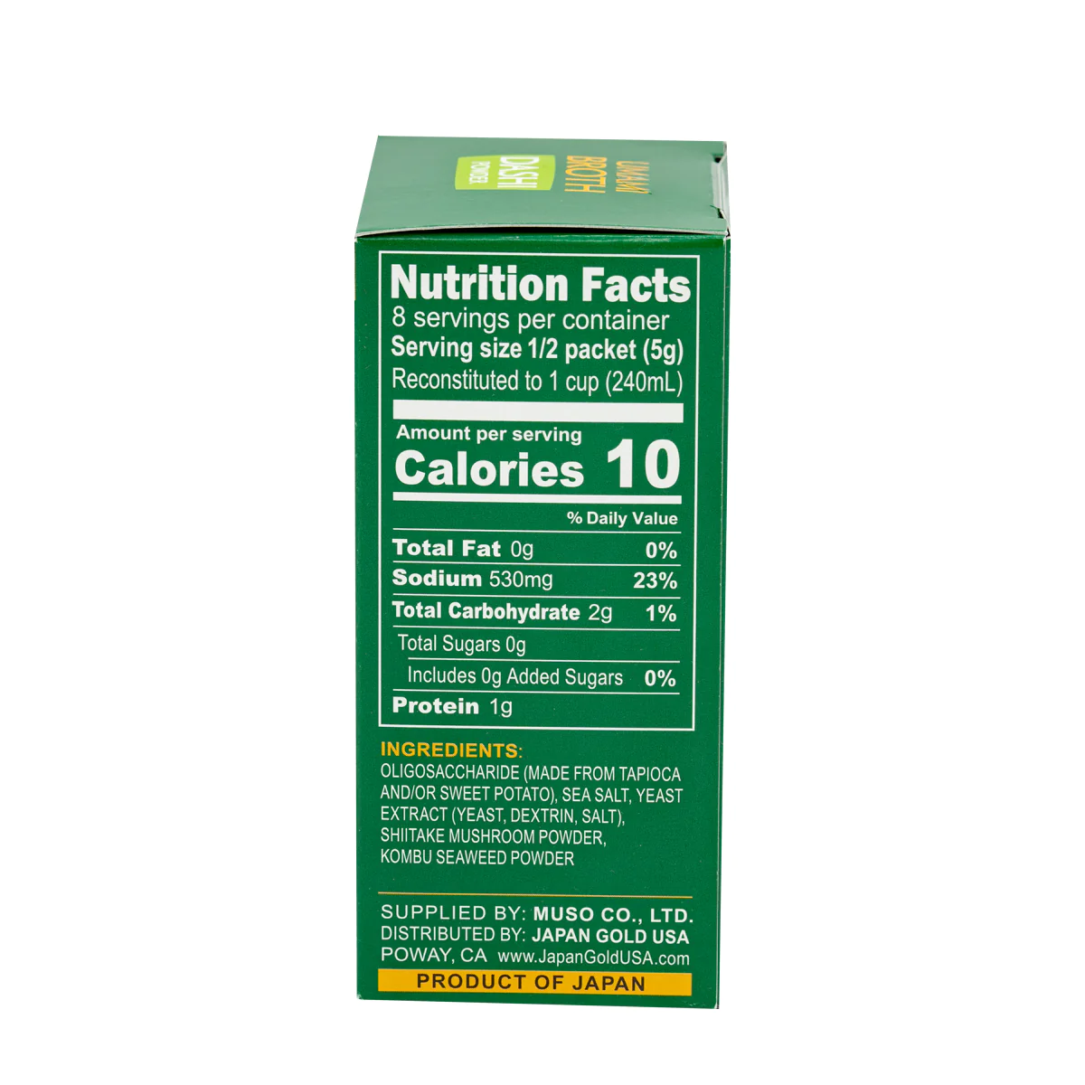 Muso From Japan Broth Umami Vegan, 1.4 oz.