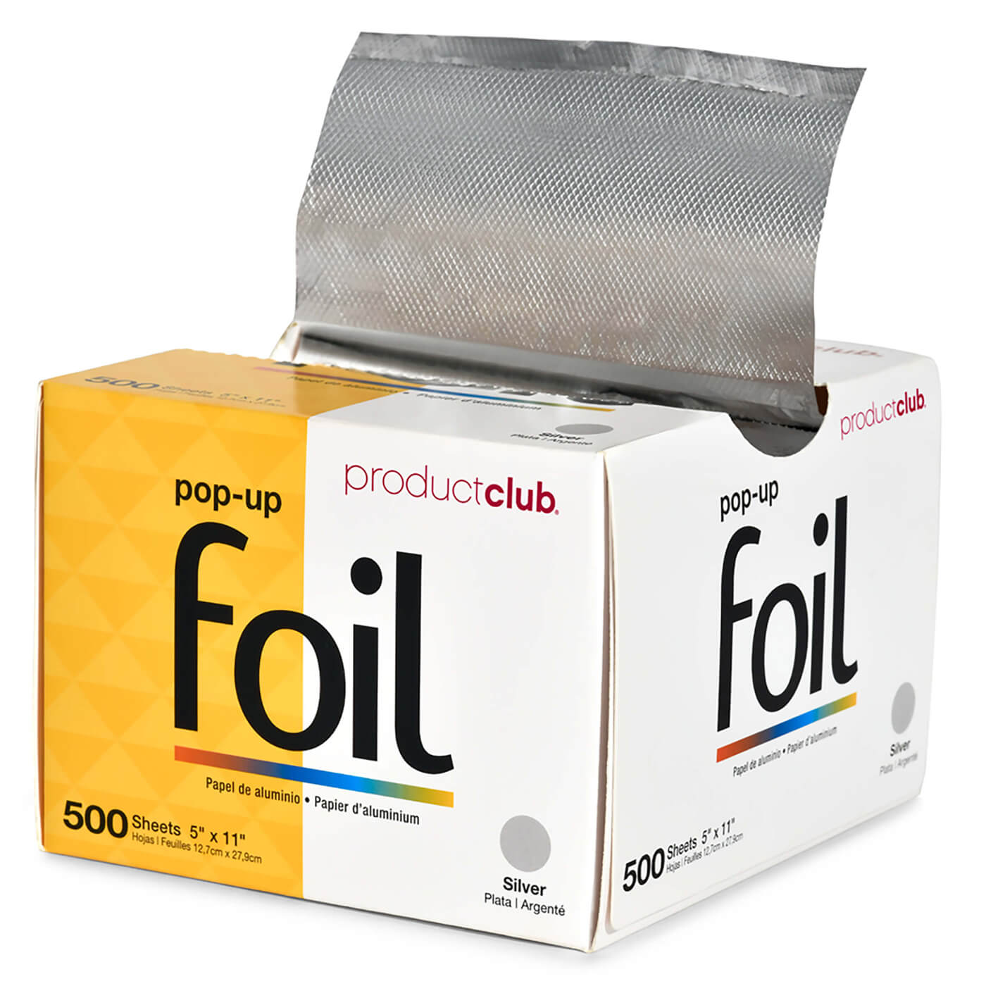 Product Club Pop-up Foil 500 Sheets 5x11, Silver