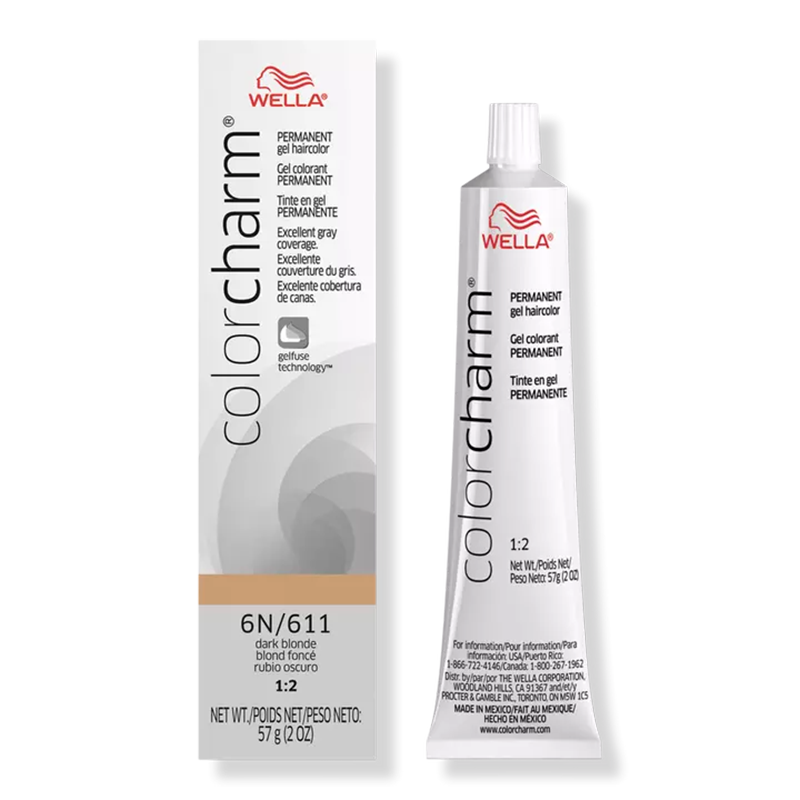 Wella ColorCharm Gel Hair Color. 2 oz.