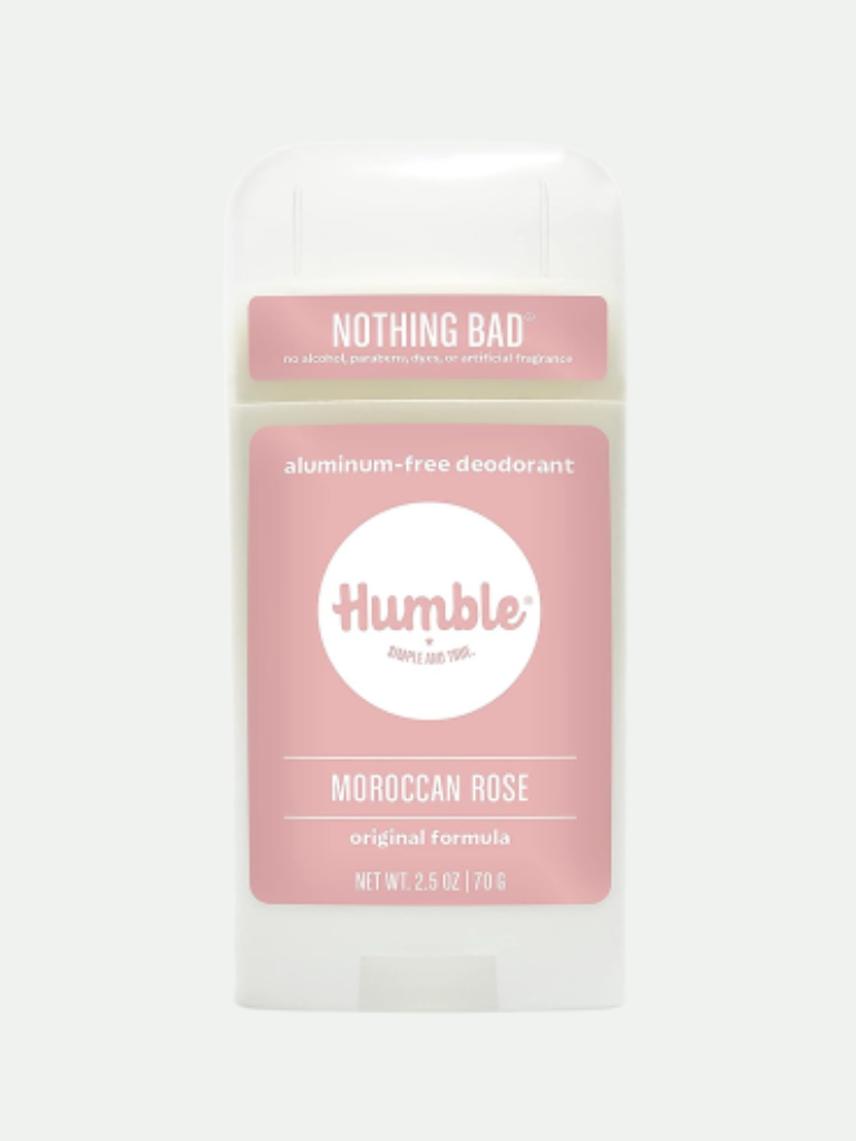 Humble All Natural Deodorant Original Moroccan Rose, 2.5 oz