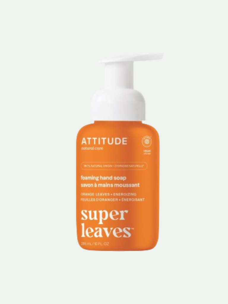 Attitude Super Leaves Foaming Hand Soap Orange Leaves, 10 oz.
