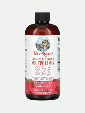 Maryruths Multivitamin Morning Raspberry, 15.22 FO.