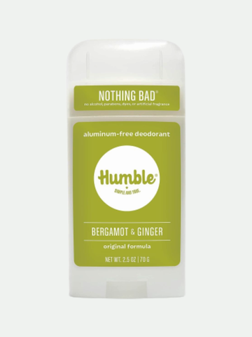 Humble All Natural Deodorant Original Bergamot & Ginger, 2.5 oz.