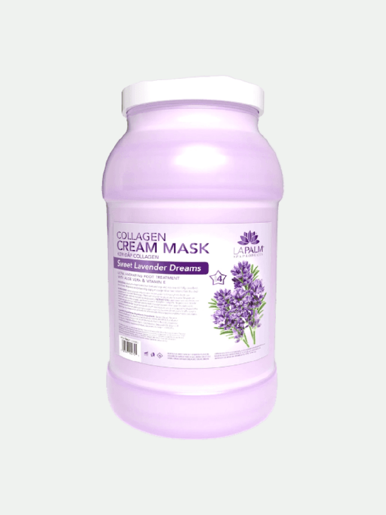 La Palm Collagen Cream Mask Sweet Lavender Dreams,1 Gallon