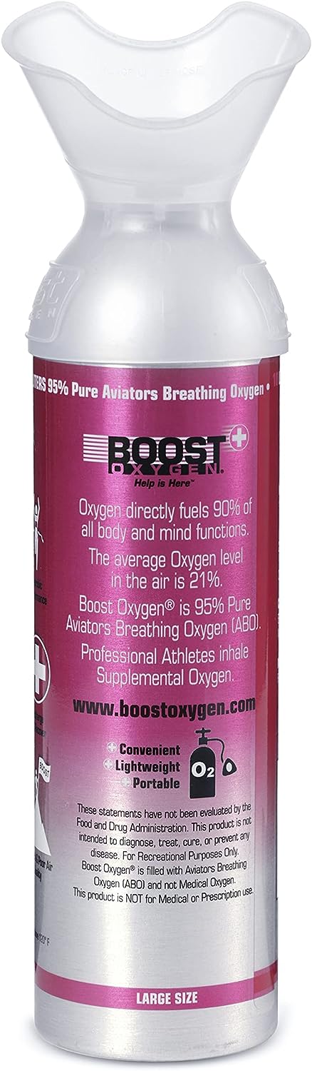 Boost Oxygen 10 Liter Respiratory Support - Pink Grapefriuit