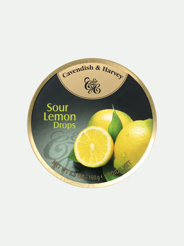 Cavendish & Harvey Travel Tin Lemon, 5.3 Oz