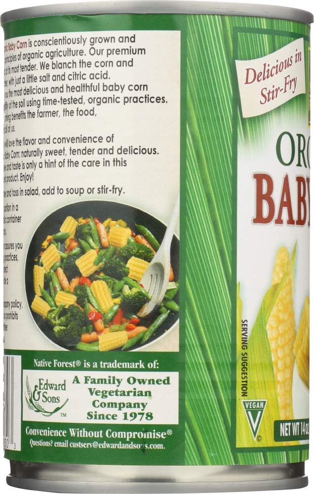 Native Forest Corn Cut Baby Organic, 14OZ