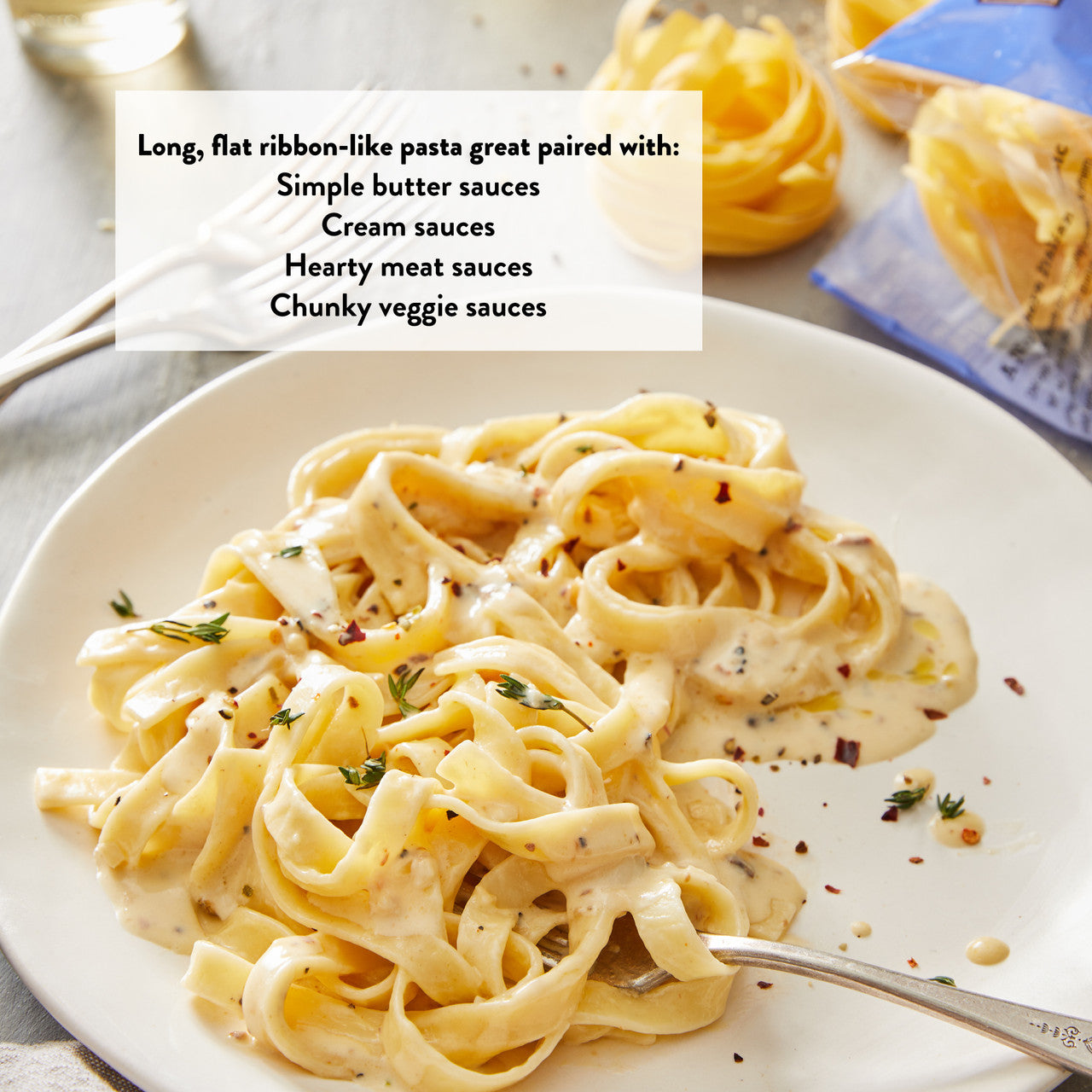 Delallo Pasta Tagliatelle Nest, 8.82 OZ.