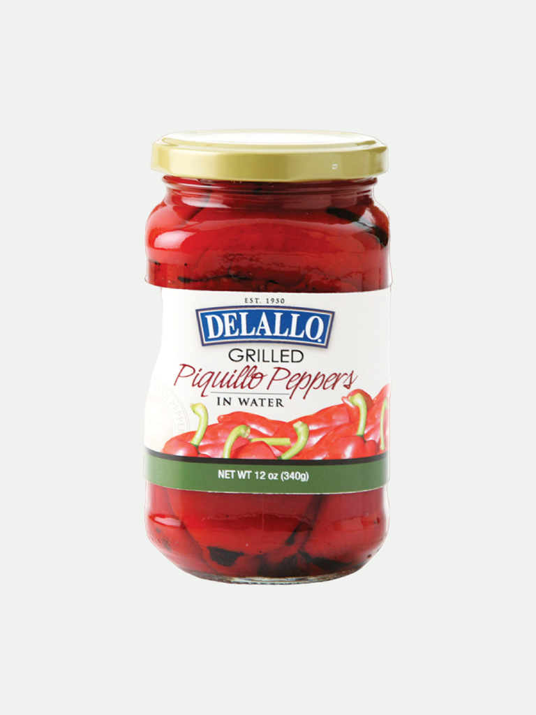 Delallo Pepper Piquillo Grilled, 12 OZ.