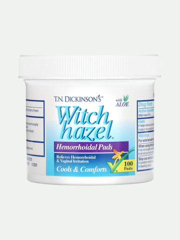 T.N. Dickinson Hemorrhoidal Pads, 100 Pads