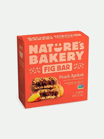 Nature's Bakery Fig Bars Peach Apricot, 6 ct. 12 oz.