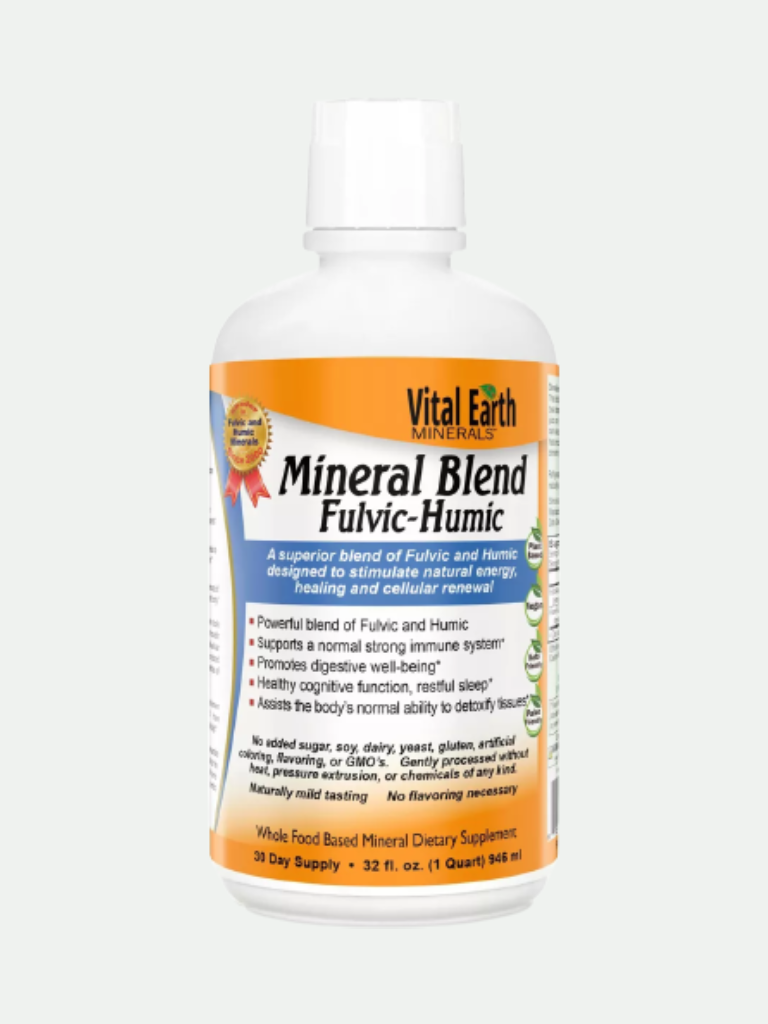 Vital Earth Minerals Mineral Fulvic Humic Blend, 32 oz.