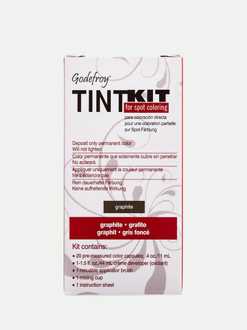 Godefroy Professional Hair Eyebrow Face Spot Coloring Tint Kit 20 Applications, Graphite