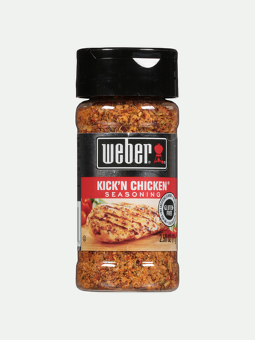 Weber Grilling Seasoning Kick'n Chicken, 2.5 oz.