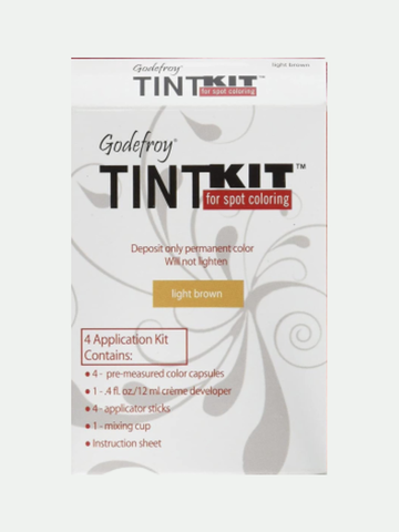 Copy of Godefroy Professional Hair Eyebrow Face Spot Coloring Tint Kit 20 Applications, Light Brown