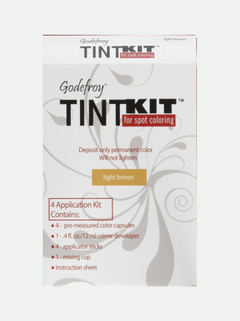Copy of Godefroy Professional Hair Eyebrow Face Spot Coloring Tint Kit 20 Applications, Light Brown