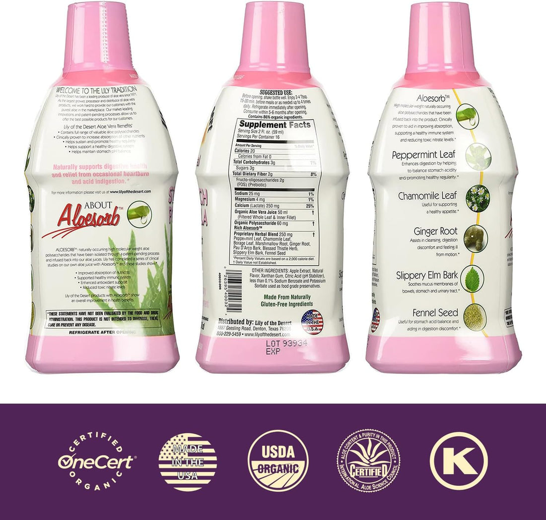 Lily Of The Desert Stomach Formula, 32 OZ.