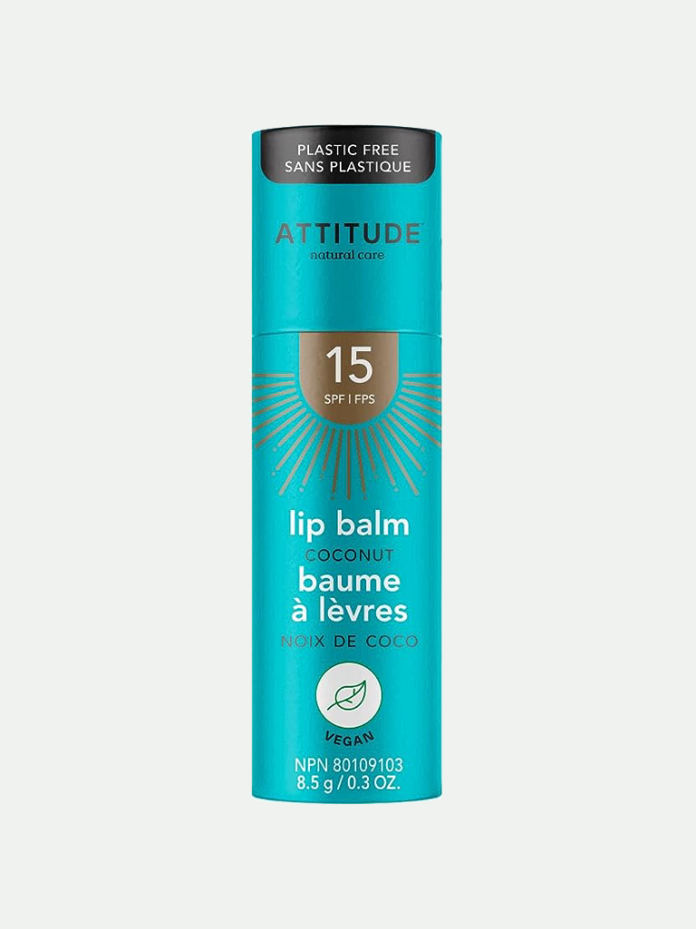 Attitude Lip Balm SPF 15 Coconut, 0.3 oz.