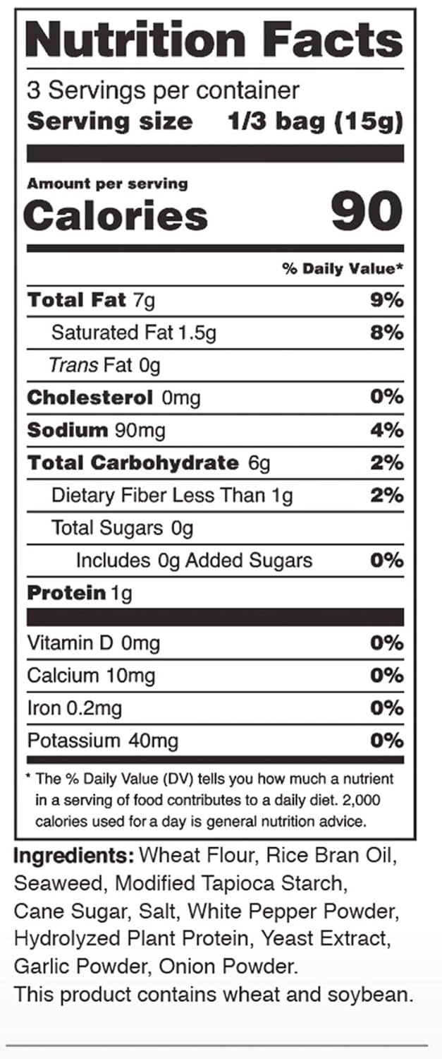 Nora Snacks Tempura Original, 1.6 OZ.