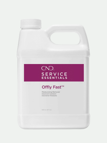 CND Shellac Offly Fast Nourishing Moisturizing Remover. Size: 32 oz.