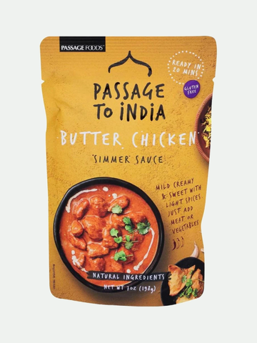 Passage Foods Sauce Simmer Butter Chicken, 7 oz.