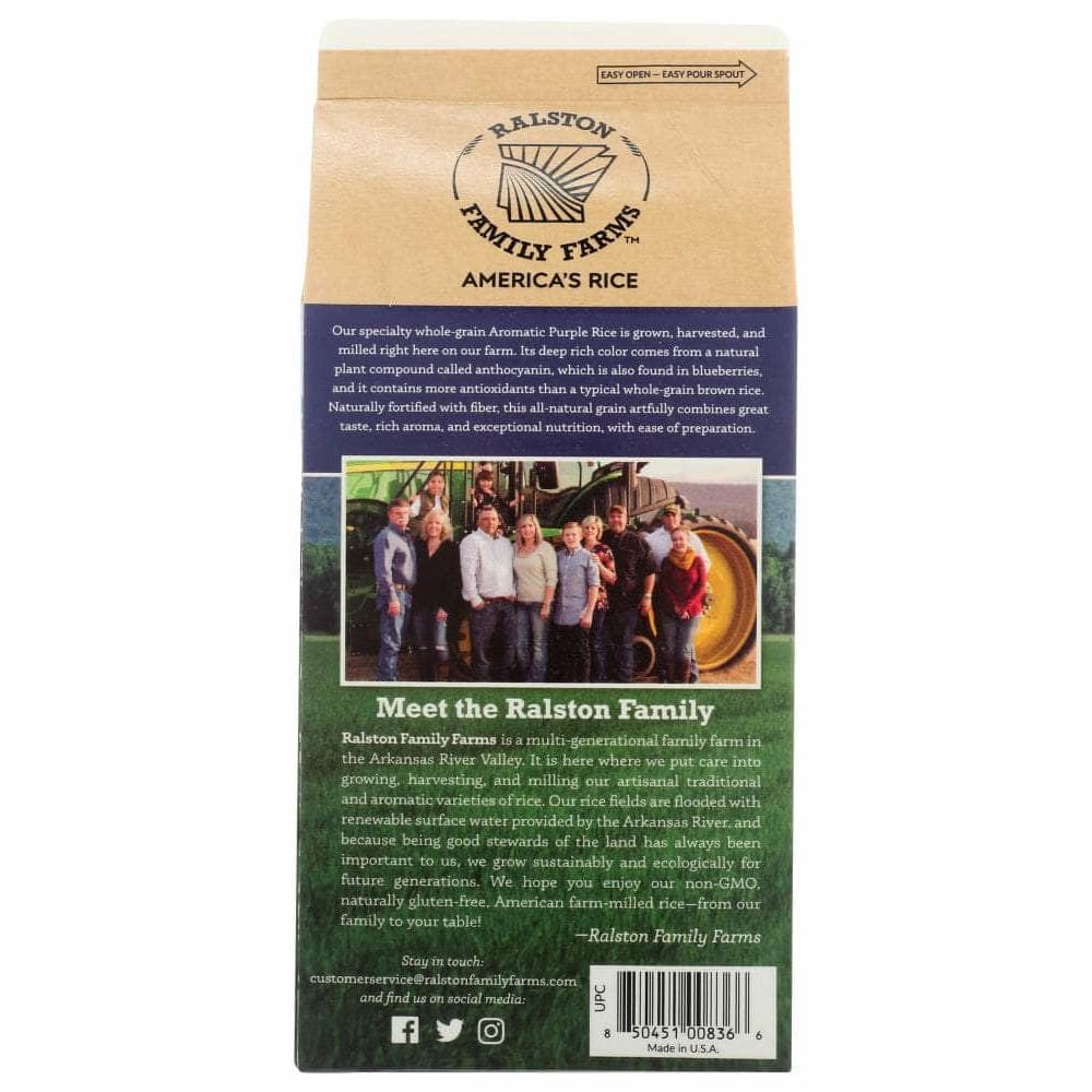 Ralston Family Farms Rice Purple, 16 Oz.