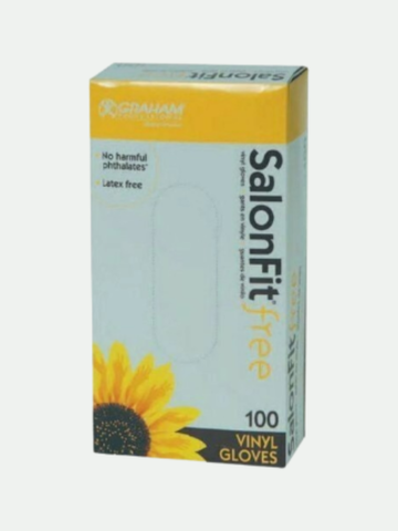Graham Salonfit Free Vinyl Gloves 100 Count