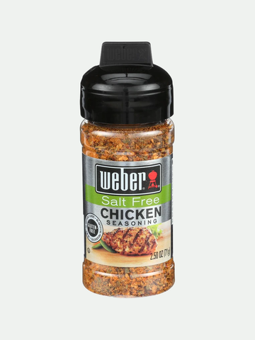 Weber Seasoning Chicken Salt Free, 2.50 oz.